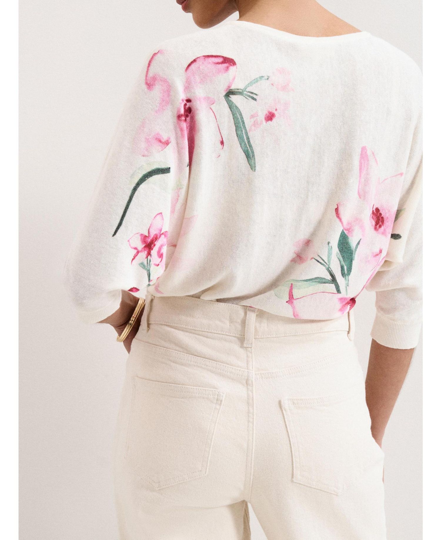 Women's Lorelei Boatneck Floral Jumper