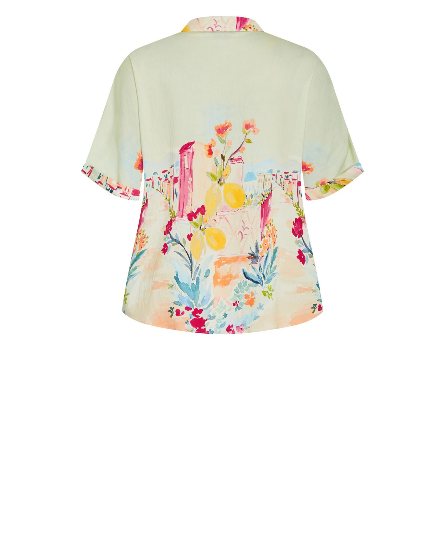 Plus Size Sorrento Print Women's Shirt