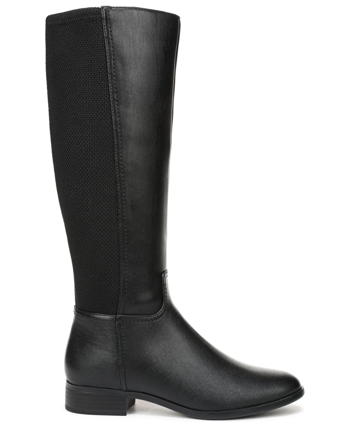 Женские ботинки LifeStride Sarah Knee High Round Toe, цвет: Чёрная искусственная кожа — фото 2