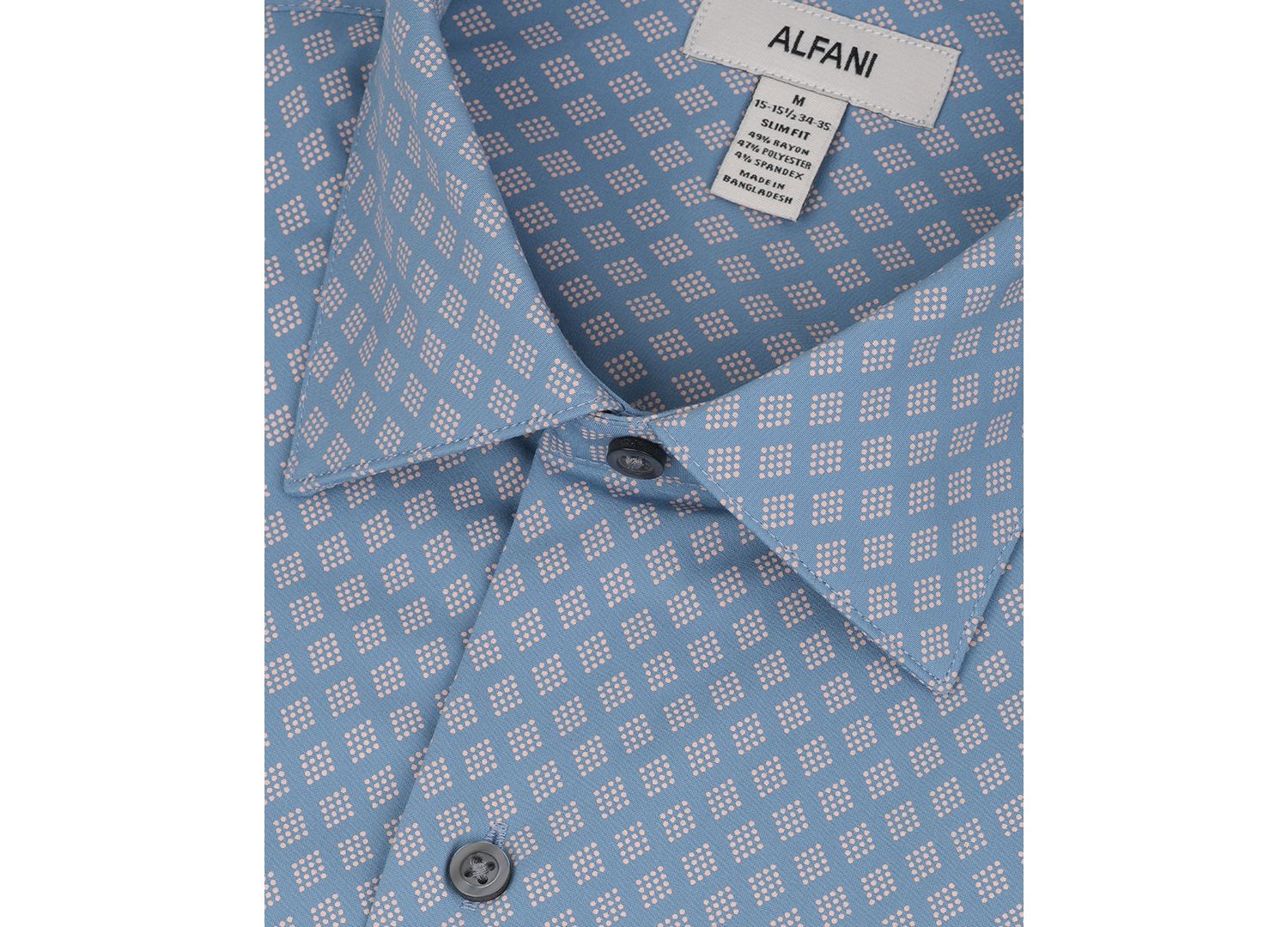 Men's Diamond Spot Slim-Fit Shirt