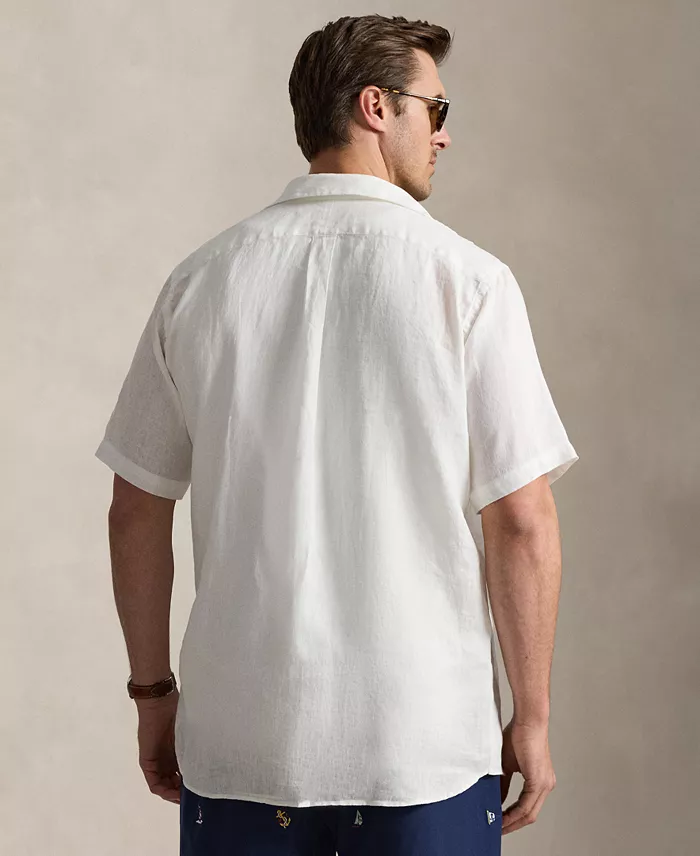 Men's Big & Tall Linen Shirt - thumbnail 4