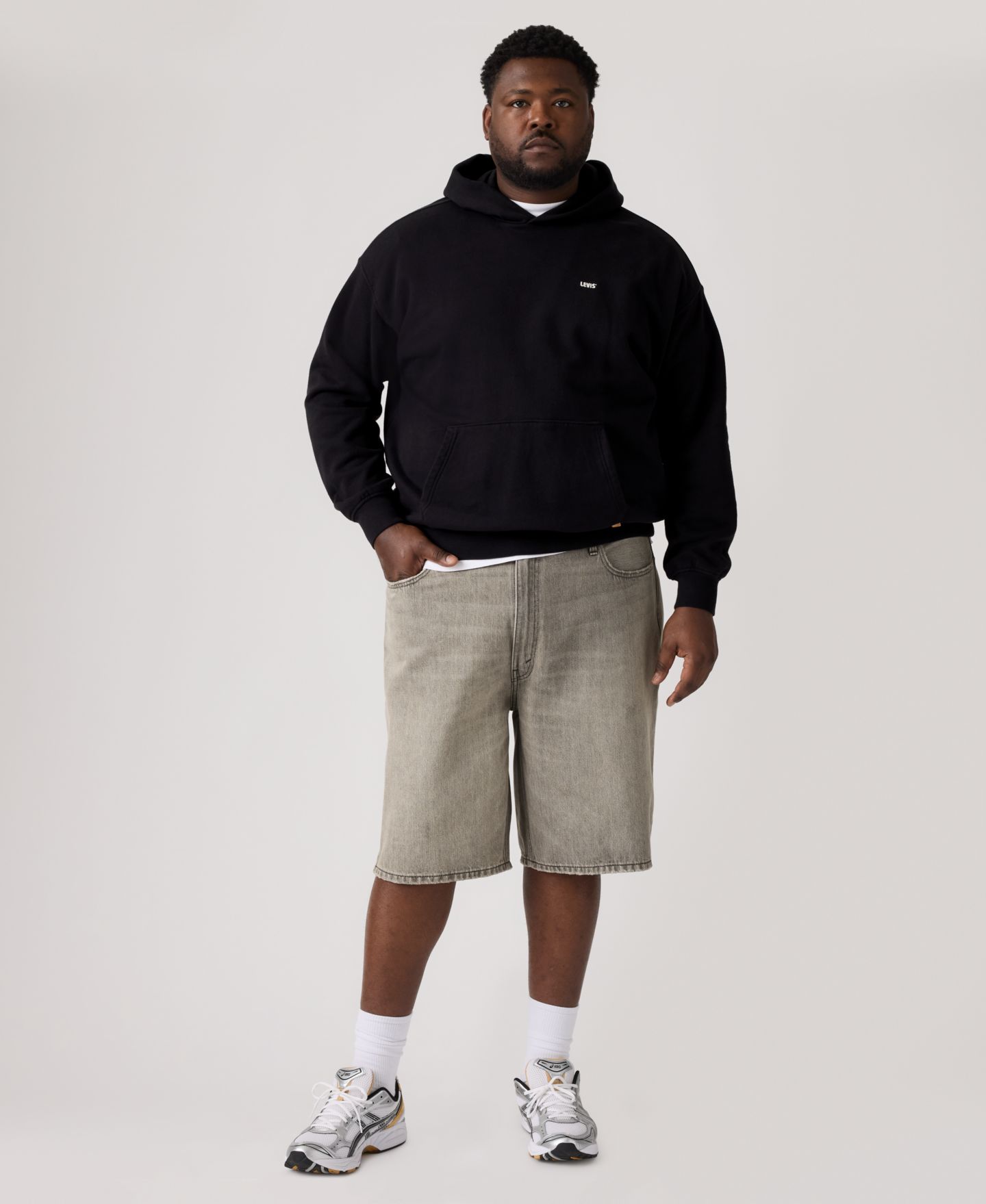 Мужские шорты Levi's Big & Tall 469 Loose-Fit 12" Denim Shorts, цвет: A Look Back — фото 2