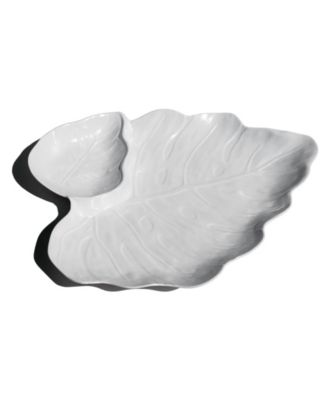 Coastal Leaf Chip and Dip Platter