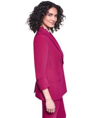 ladies purple dress jacket Womens Clergy Jacket With Skirt Style LC031 (Purple)