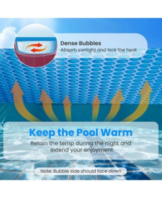 12 ft x 30 in Above Ground Pool Set with Solar Cover