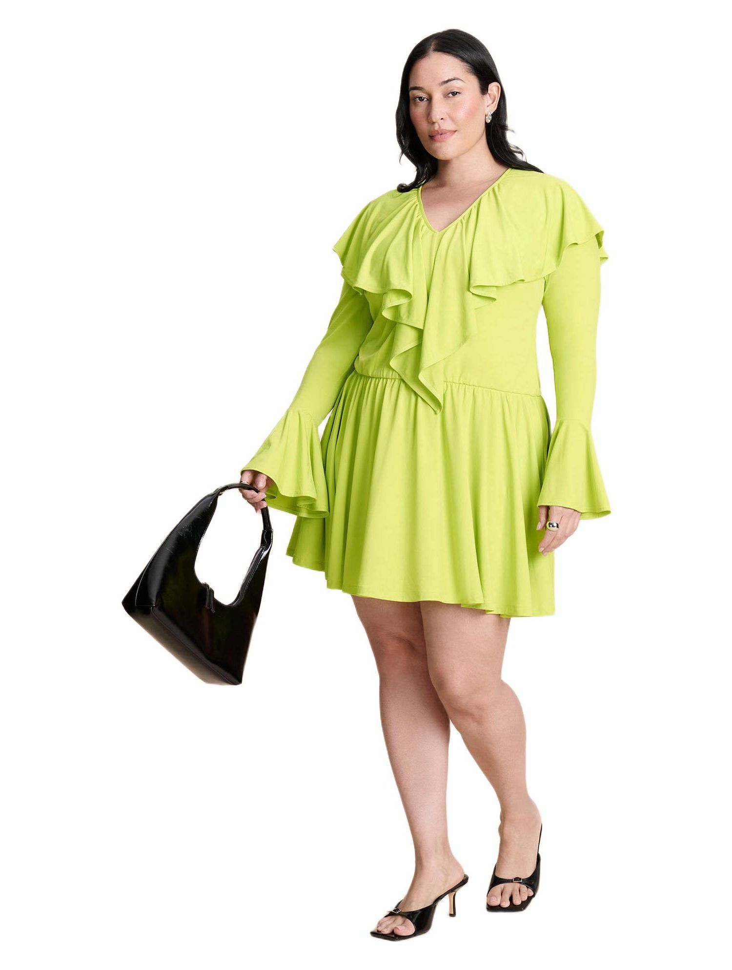Women's Flounce Mini Dress