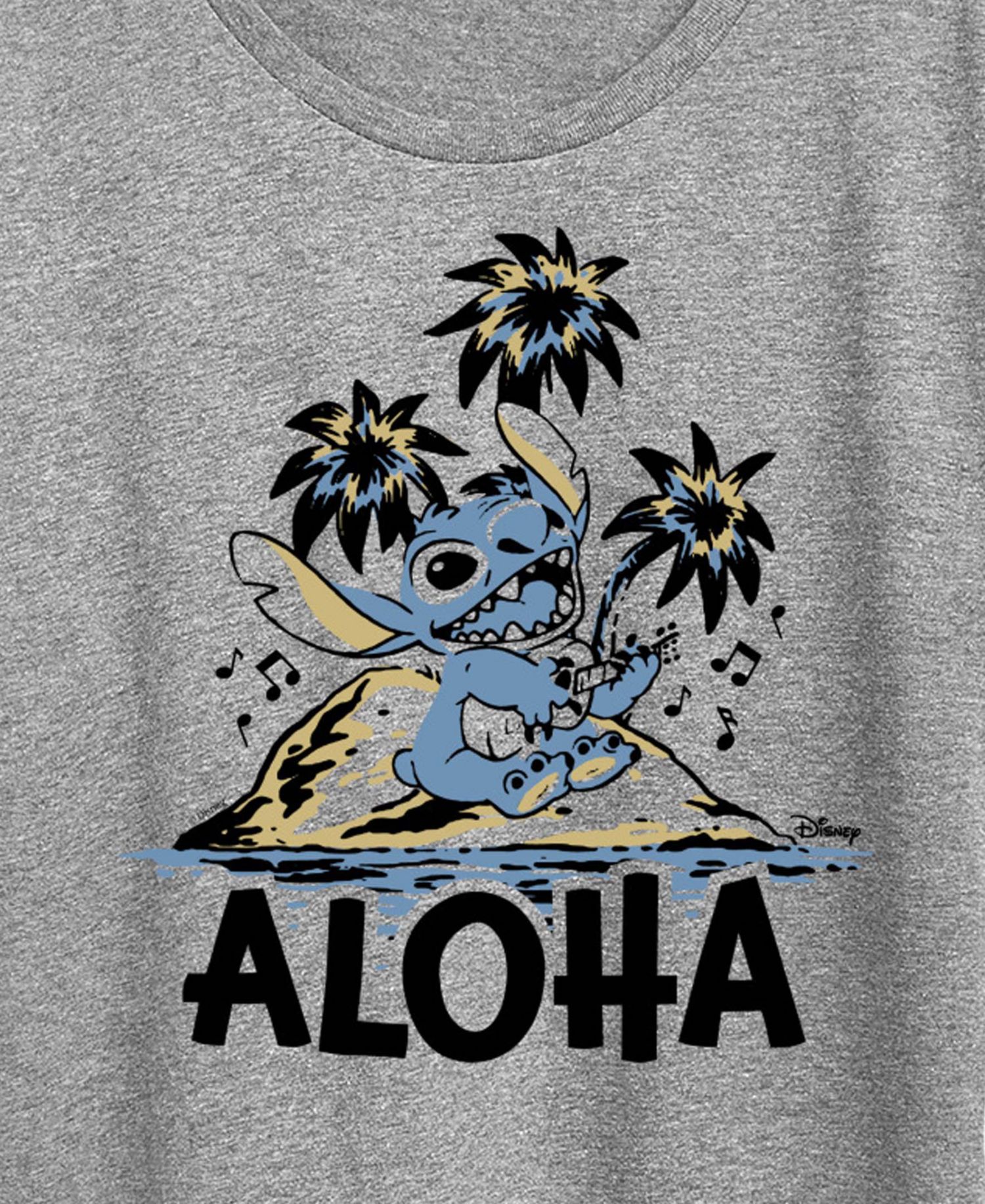 Plus Size Lilo Stitch Aloha Island Short-Sleeve Graphic T-Shirt