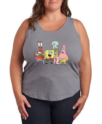 Plus Size SpongeBob Square Pants Tank Top