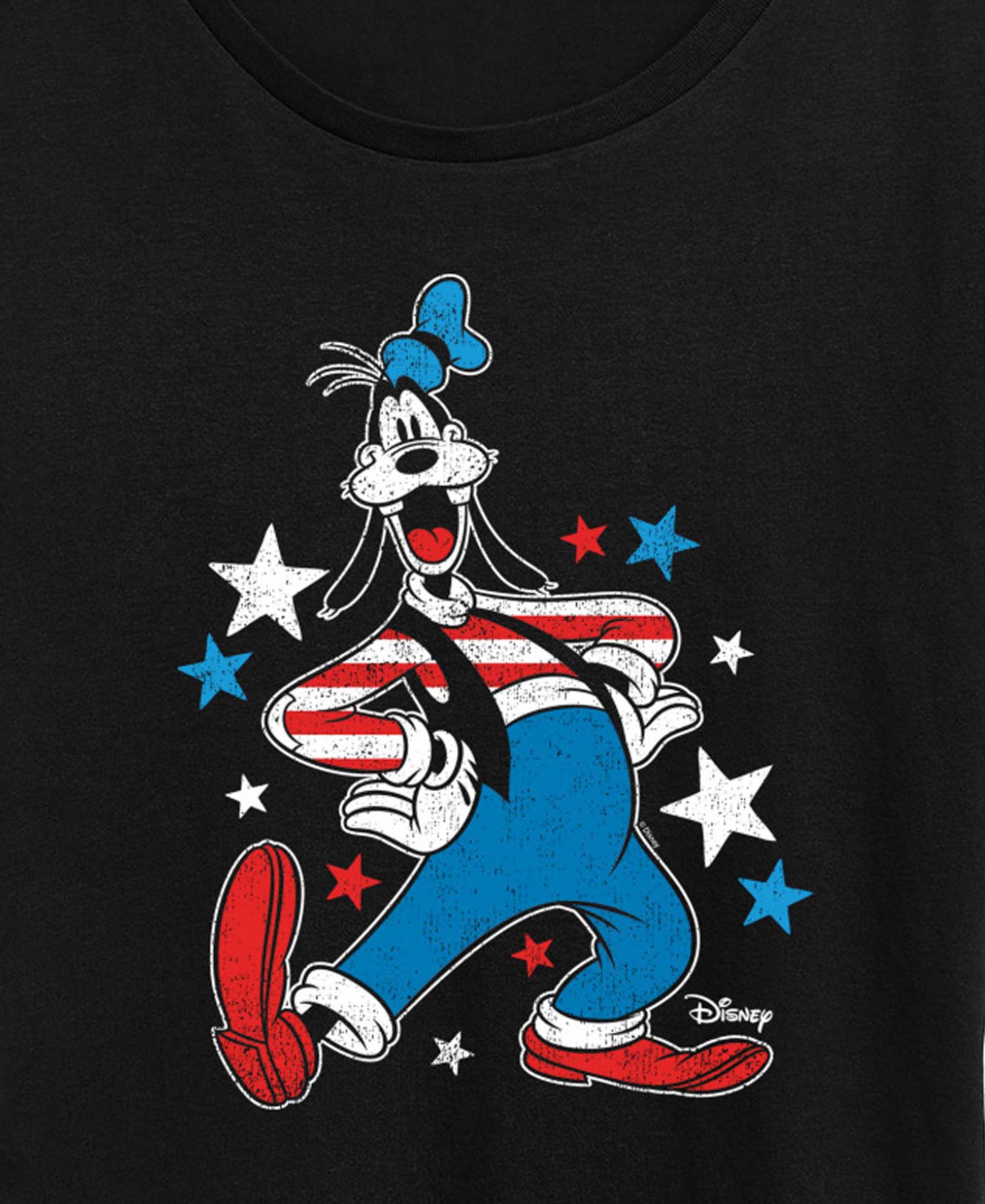 Plus Size Disney Goofy Americana Short-Sleeve Graphic T-Shirt