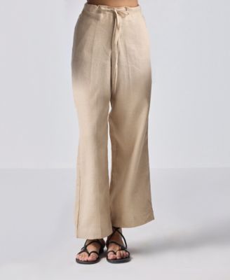 Women's Wide Leg Pants in Hemp