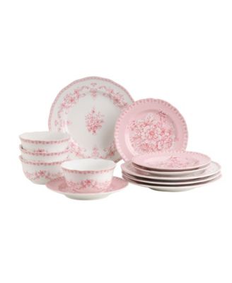 Genevieve 12-Pc. Dinnerware Set, Service for 4