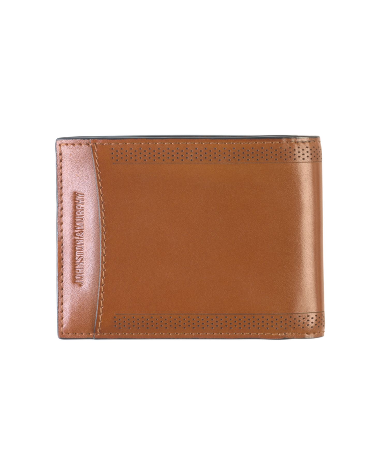 Men's Perforated Edge Billfold Wallet