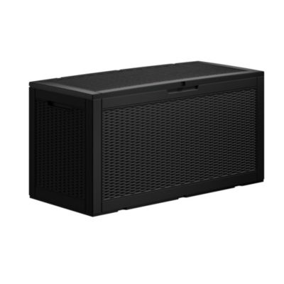 100 Gal. Wicker Resin Outdoor Deck Box
