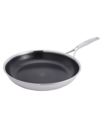 Peak 12" Stainless Steel Dual Performance Ceramic Fry Pan
