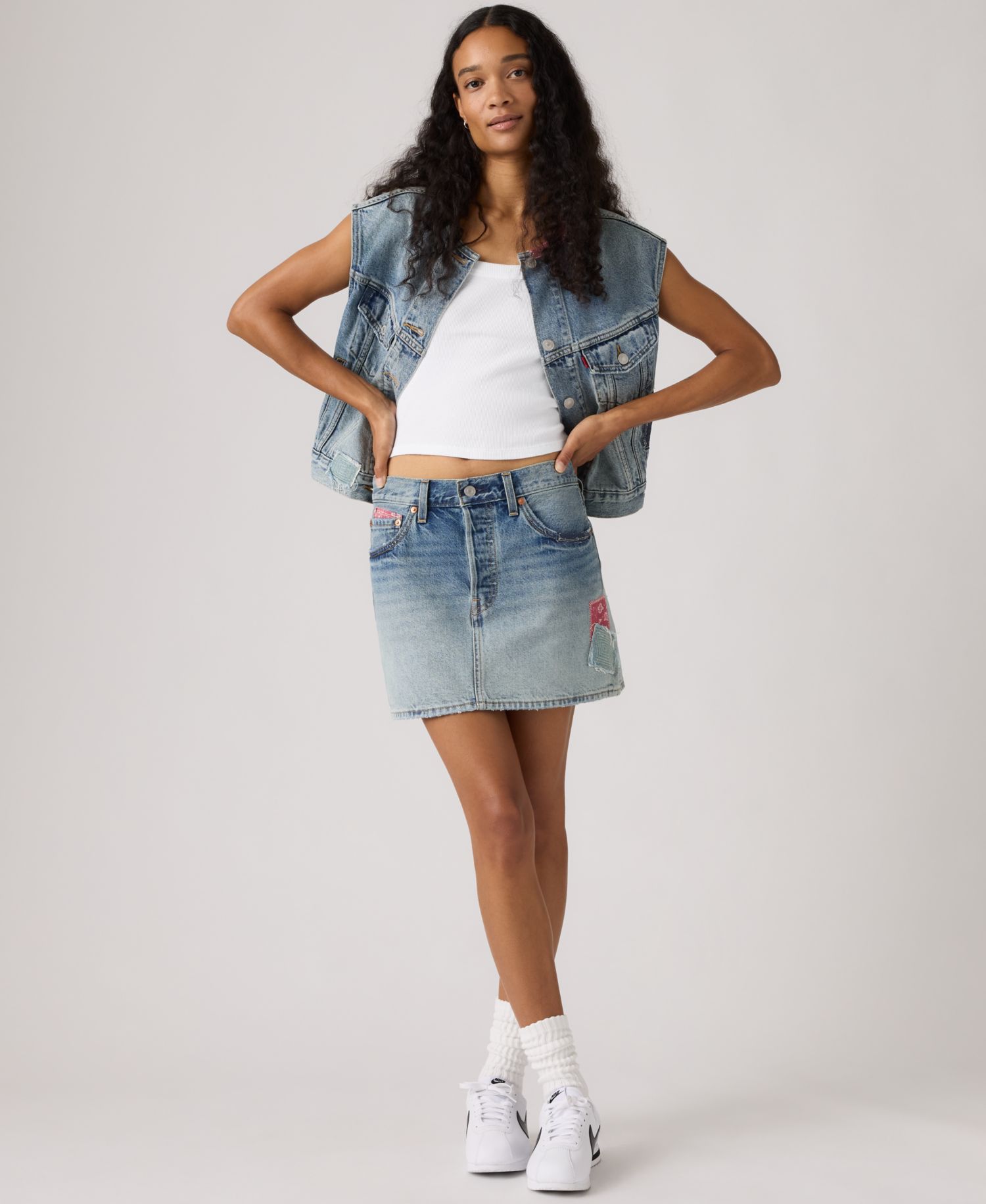 Premium Women's Icon Cotton Denim Skirt