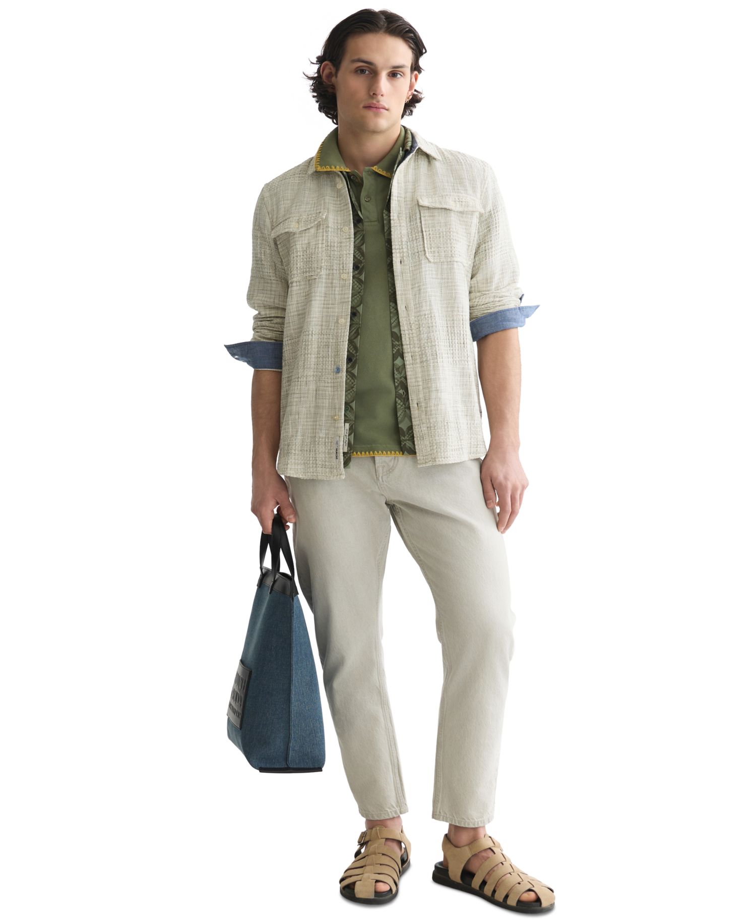 Men's Dean Loose Tapered-Fit Straight-Leg Jeans