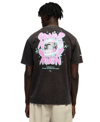 Men's F1 Miami Go Wild Graphic Cotton T-Shirt