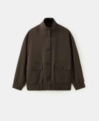 Women's Pockets Oversized Jacket