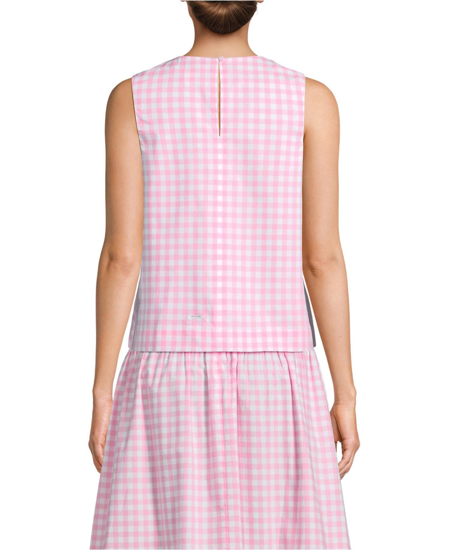 Women's Poplin Sleeveless Shell