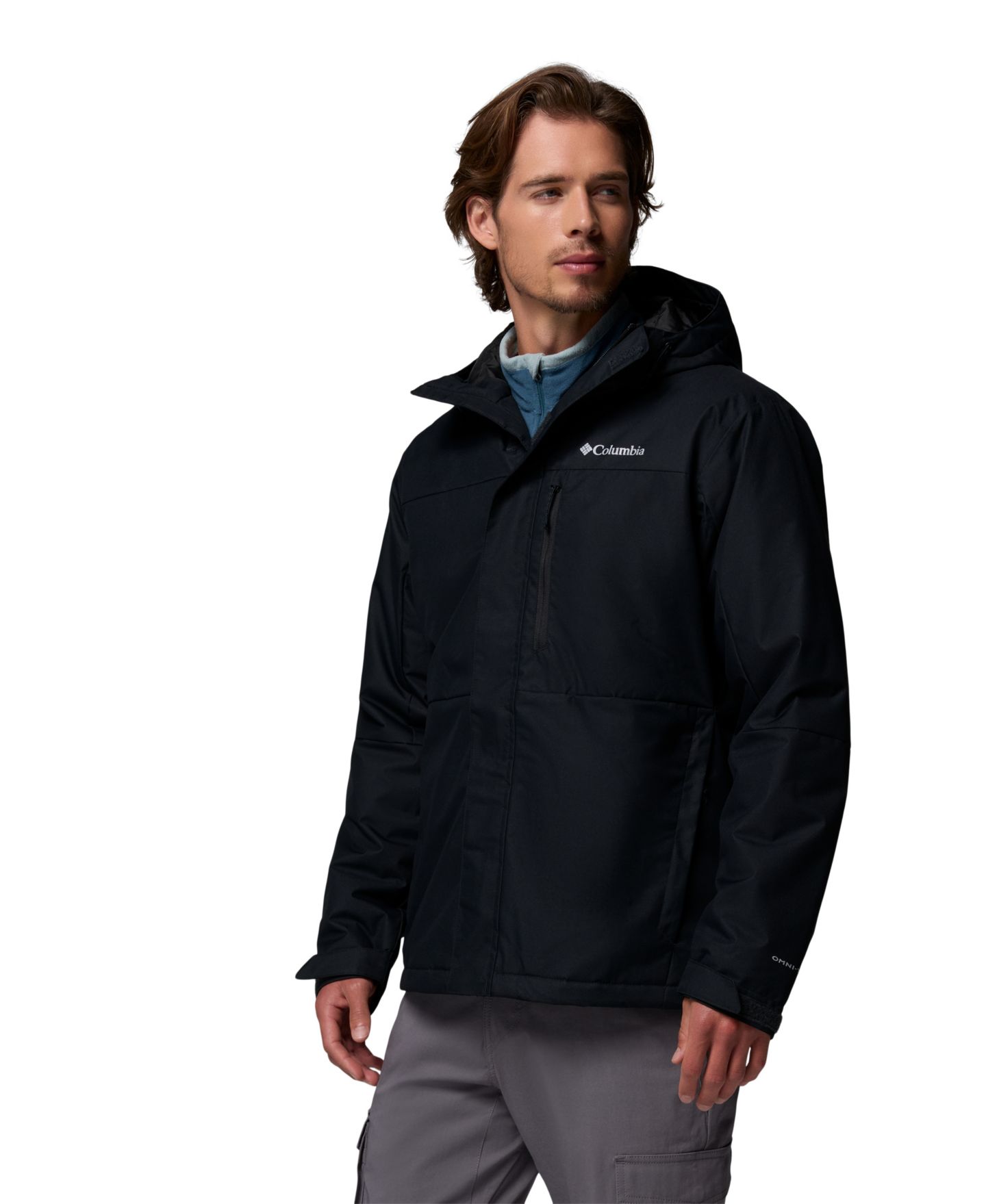 Мужская куртка Columbia Hikebound II Insulated, цвет: Чёрный — фото 3