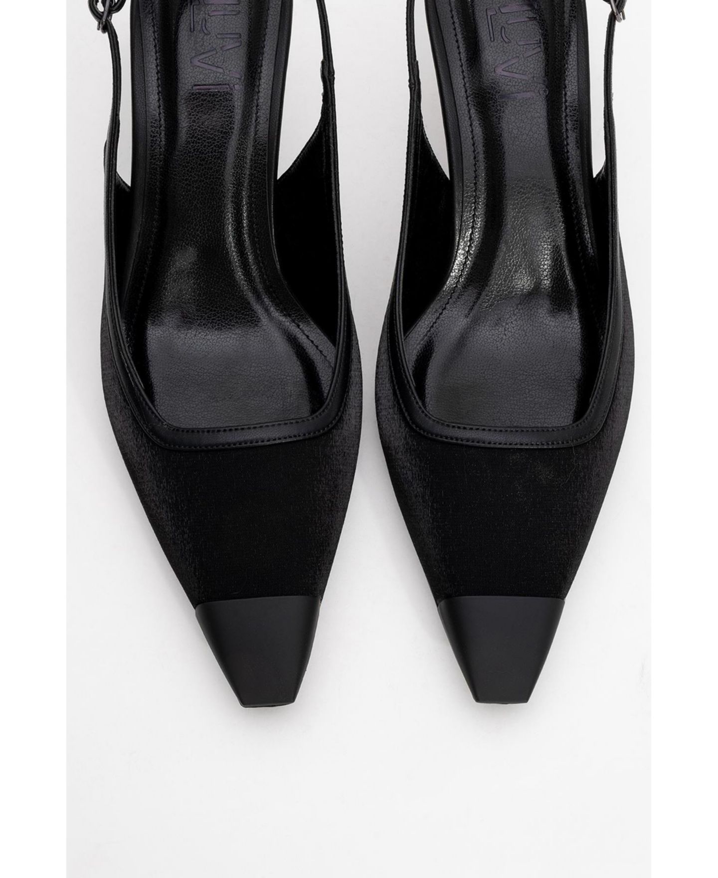Женские туфли Prologue Shoes Alive Satin Pointed Toe, цвет: Чёрный атласный — фото 5