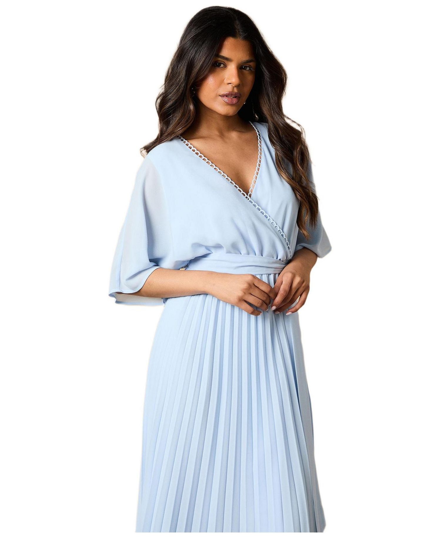 Women's Occasion Pleated Midi Dress