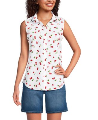 Women's No Iron Sleeveless Shirt