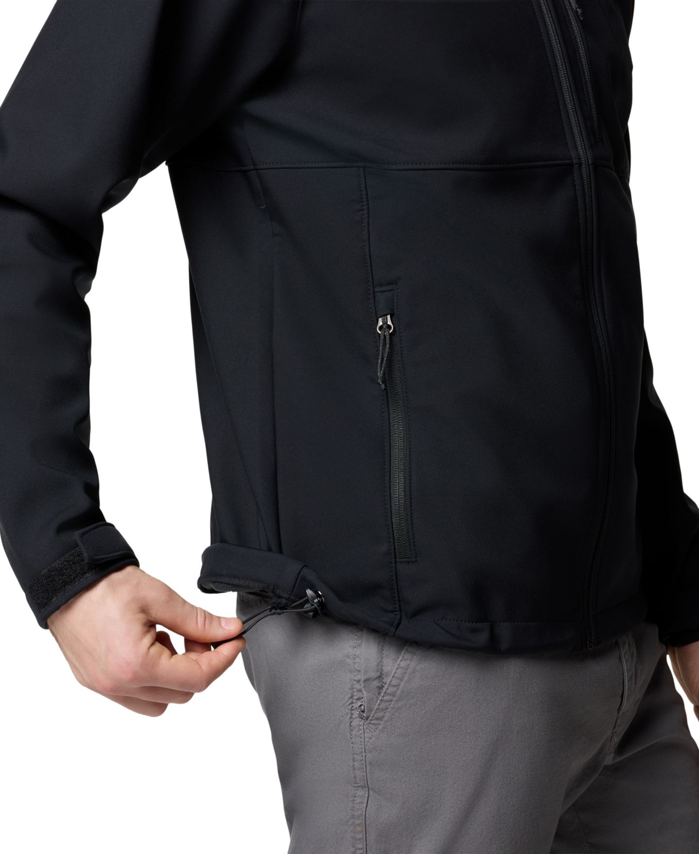 Мужская куртка Columbia Ascender II Hooded, цвет: Чёрный — фото 7