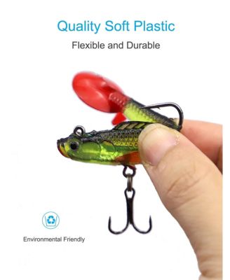 Bass Jig Head Soft Swimbait Plastic Fishing Lure