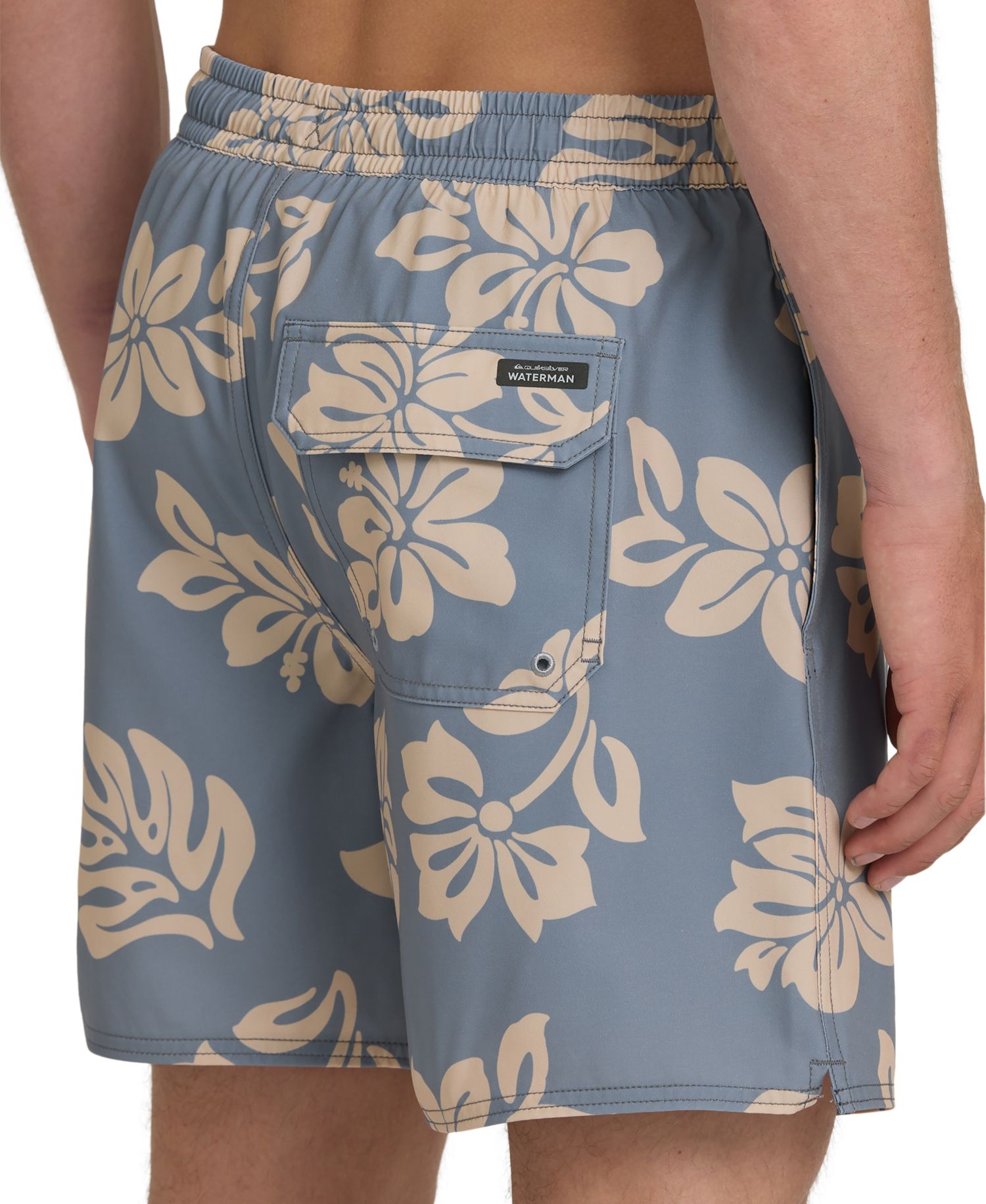 Quiksilver Men's Floral Print Swim Trunk