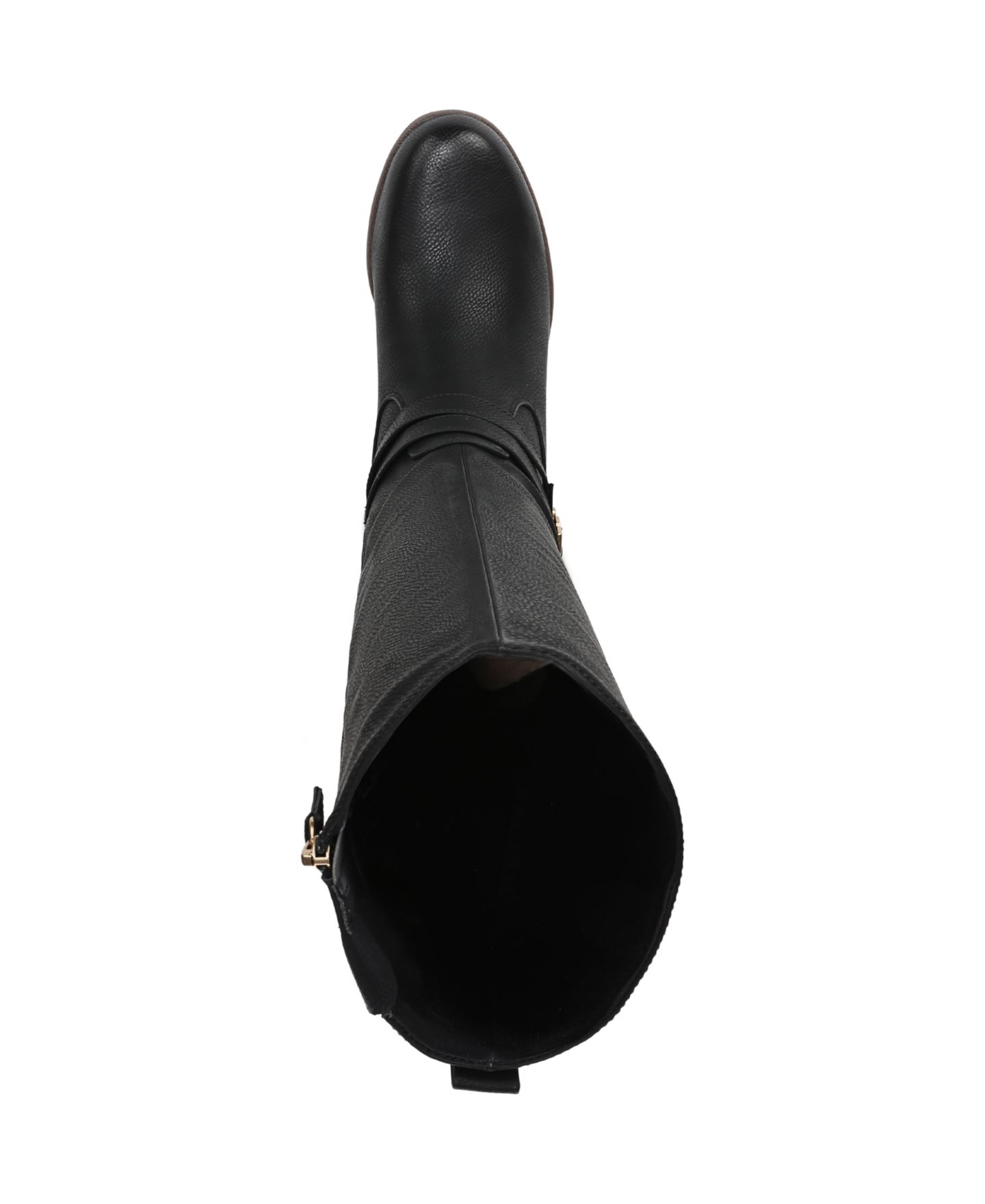 Женские ботинки Dr. Scholl's Ivy Zip Tall Boots, Regular & Wide Calf, цвет: Чёрная искусственная кожа — фото 4