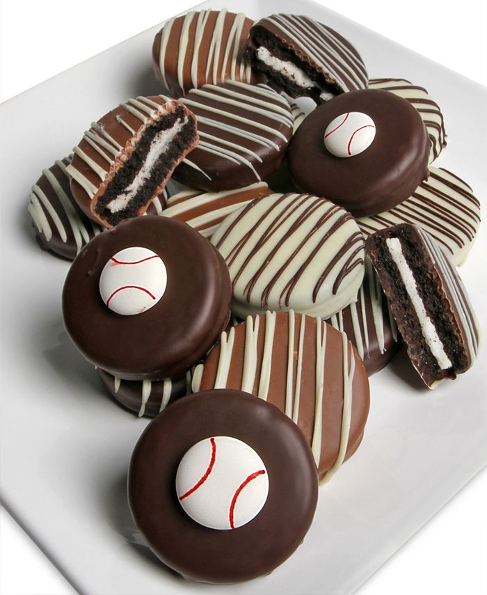 Chocolate Covered Company 10-Pc. Baseball Belgian Chocolate Covered ...