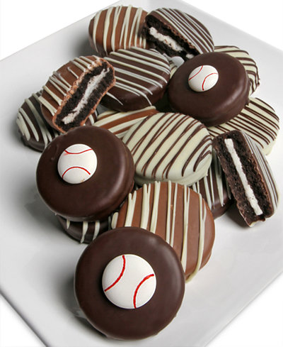 Golden Edibles® 10-Pc. Baseball Belgian Chocolate Covered OREO® Cookies