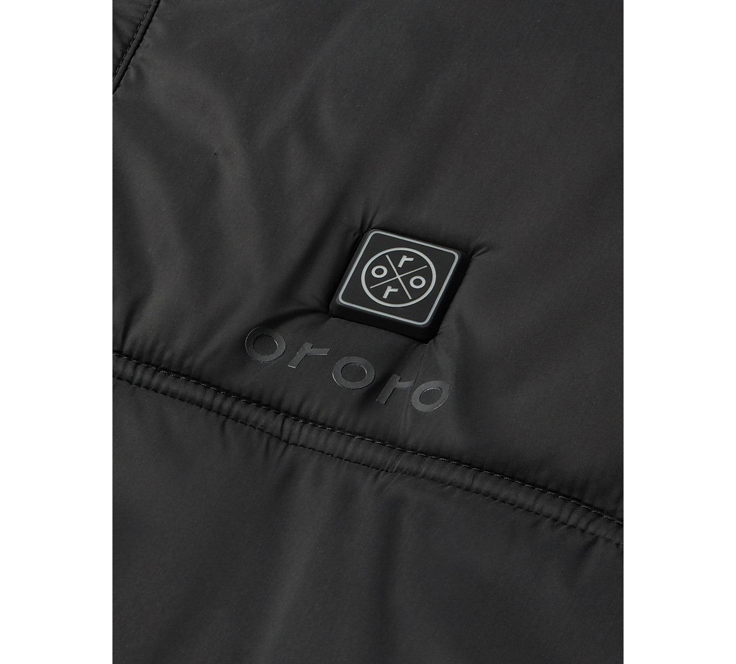 Мужской жилет ororo PuffLyte 3-Zone Heated Lightweight Vest, цвет: Чёрный — фото 9