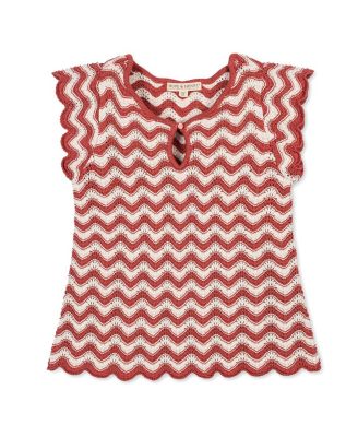 Women's Hope and Henry Organic Flutter Sleeve Sweater Top