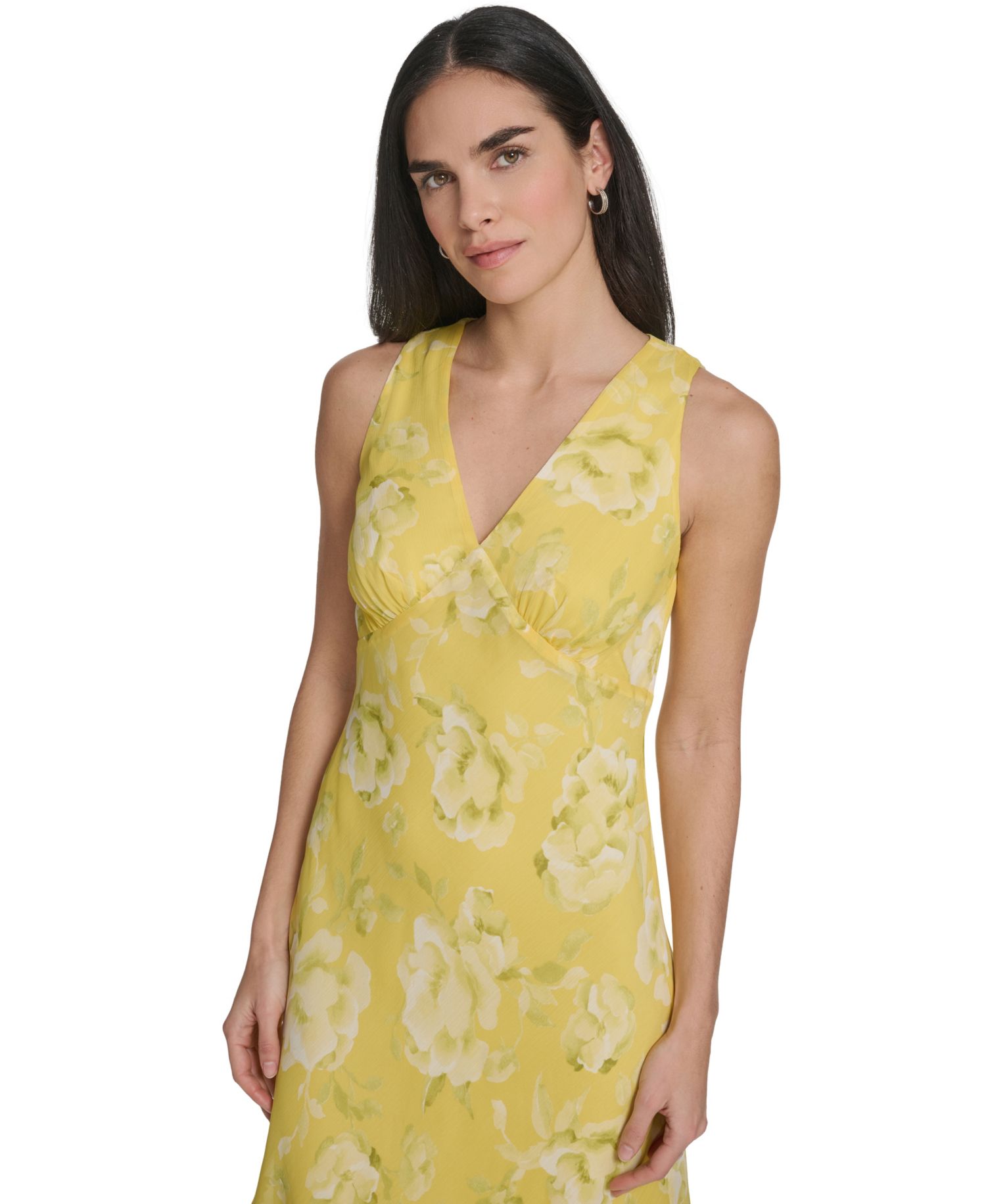 Women’s V-Neck Midi Dress