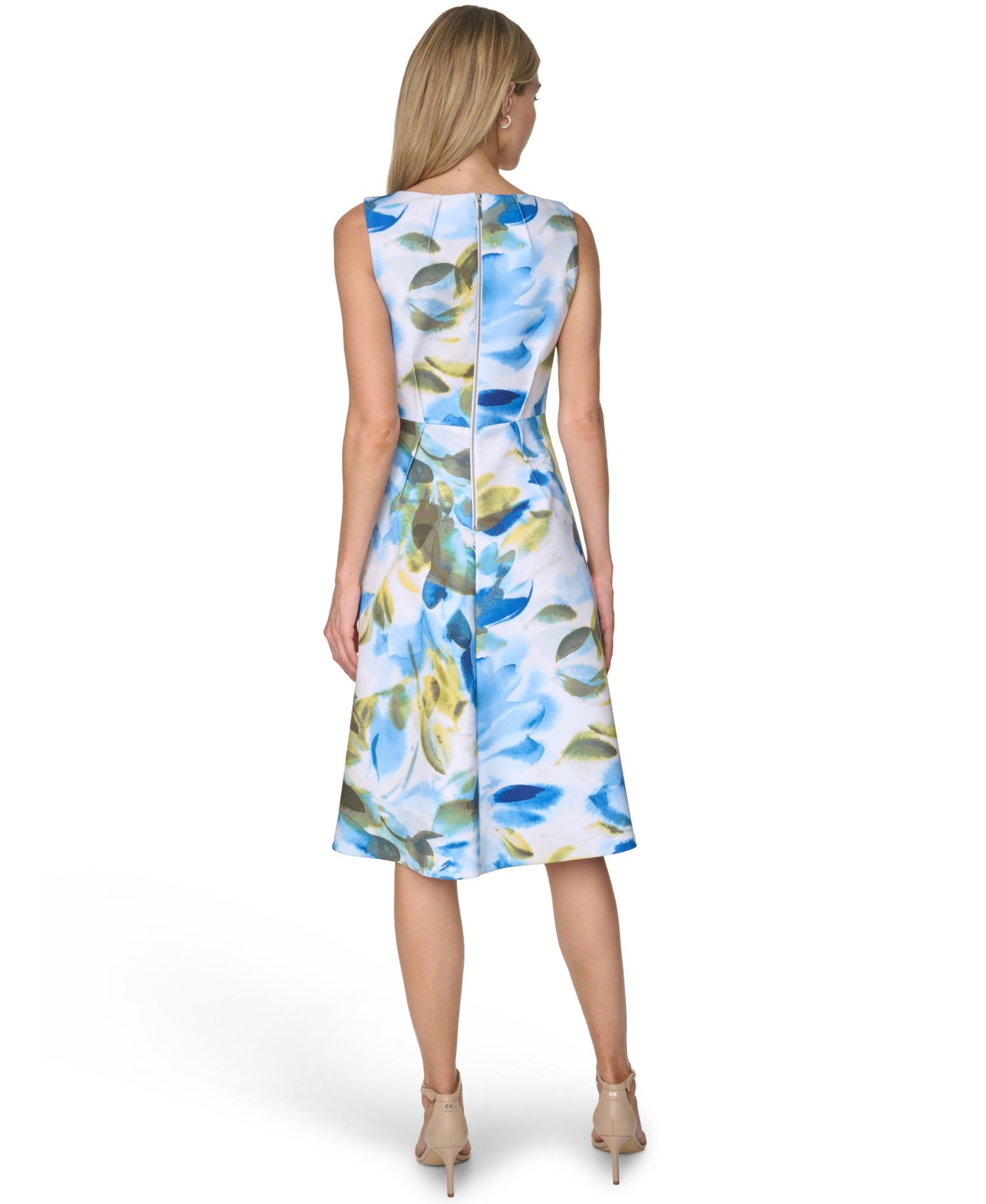 Women’s Boat Neck Midi Dress