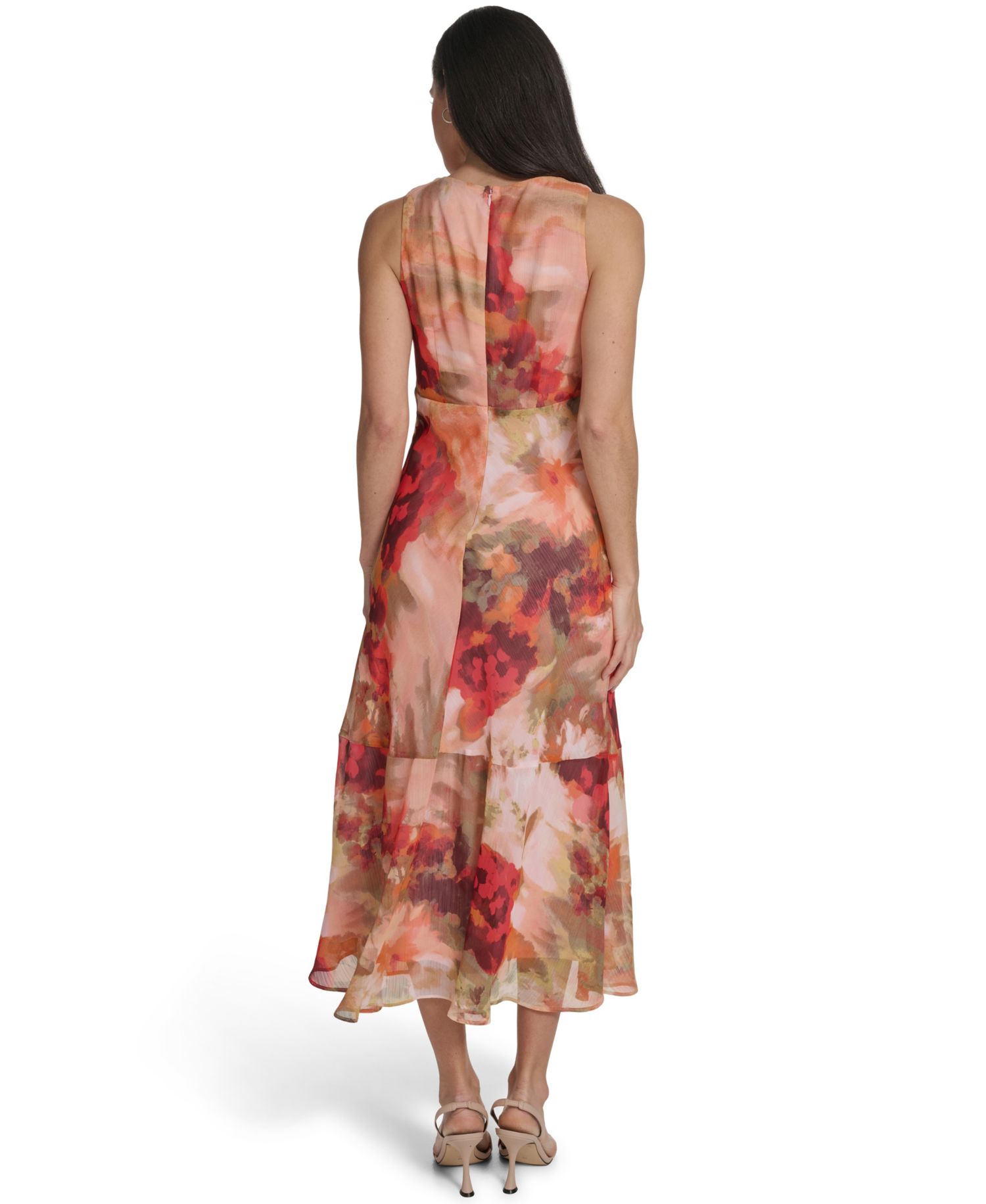 Women’s V-Neck Midi Dress