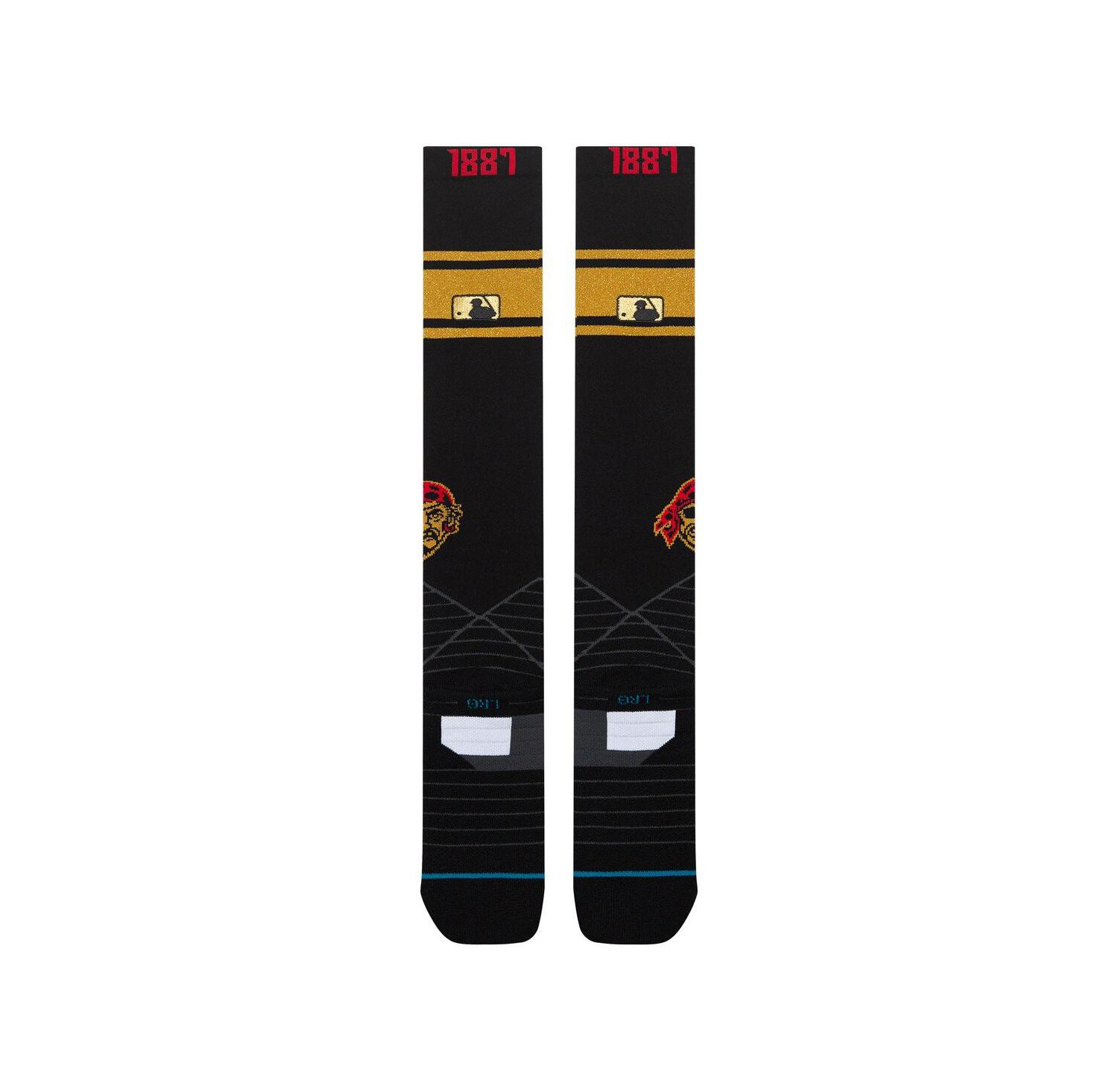 Men's and Women's Black Pittsburgh Pirates 2026 City Connect Over The Calf Socks