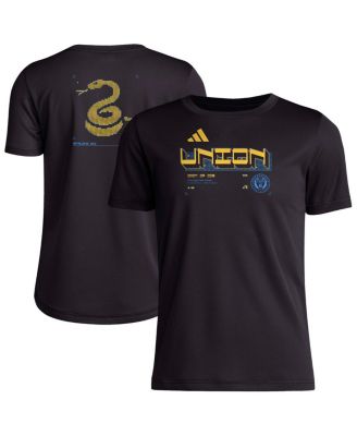 Big Boys and Girls Black Philadelphia Union 2026 Anthem AEROREADY Pregame T-Shirt