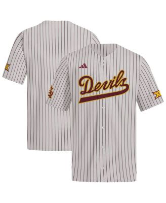 Men's Gray Arizona State Sun Devils Alternate Replica Baseball Jersey