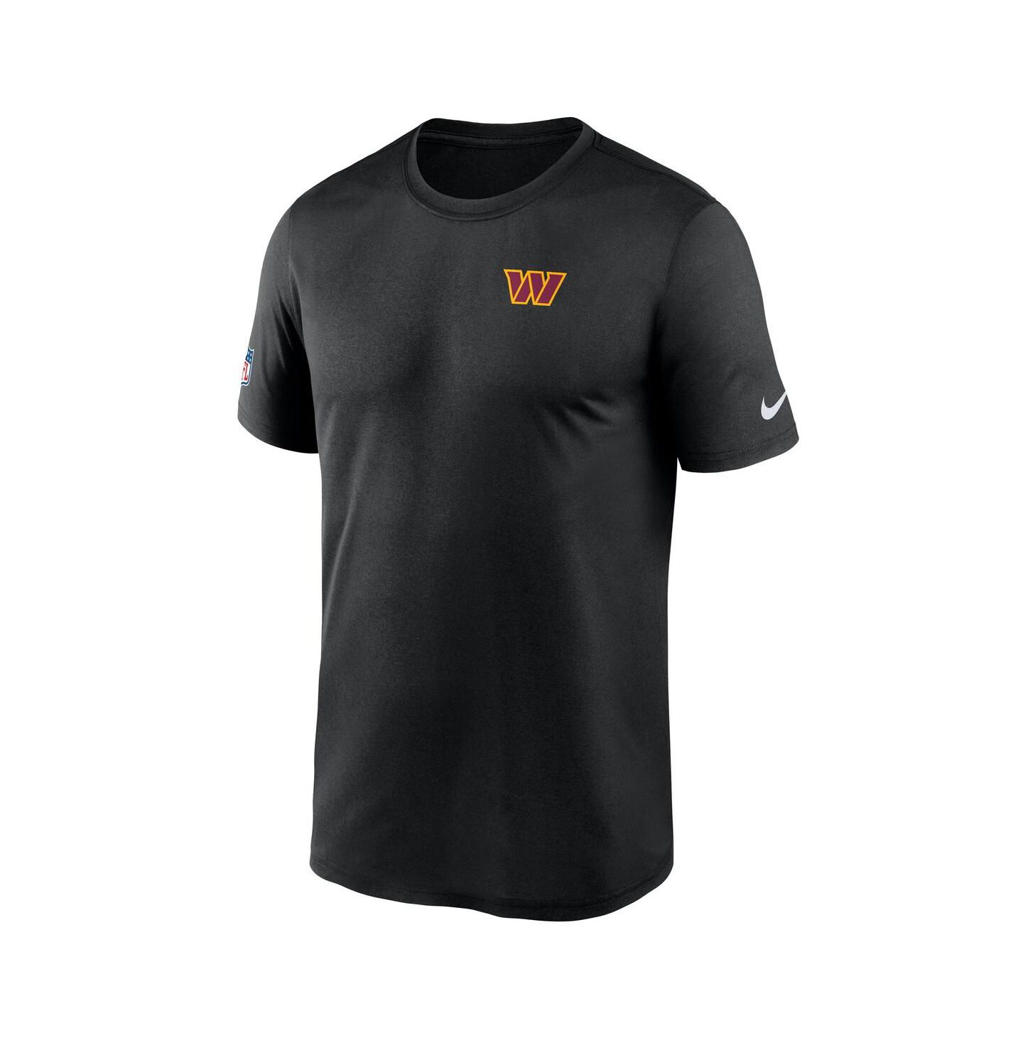 Мужская футболка Nike Black Washington Commanders Sideline Legend Small Logo Dri-FIT — фото 2