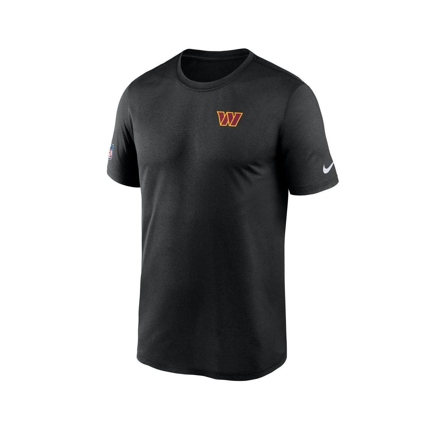 Men's Black Washington Commanders Sideline Legend Small Logo Dri-FIT T-Shirt