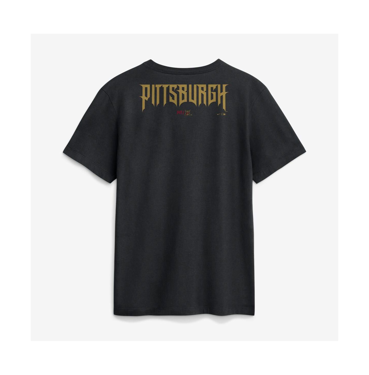 Мужская футболка Nike Black Pittsburgh Pirates 2026 City Connect 2-Hit — фото 3