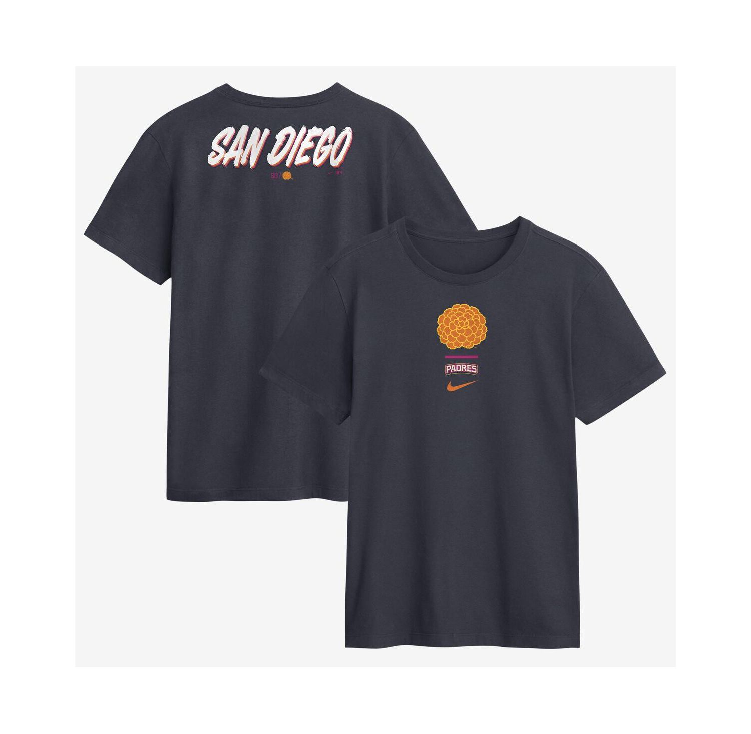Men's Obsidian San Diego Padres 2026 City Connect 2-Hit T-Shirt