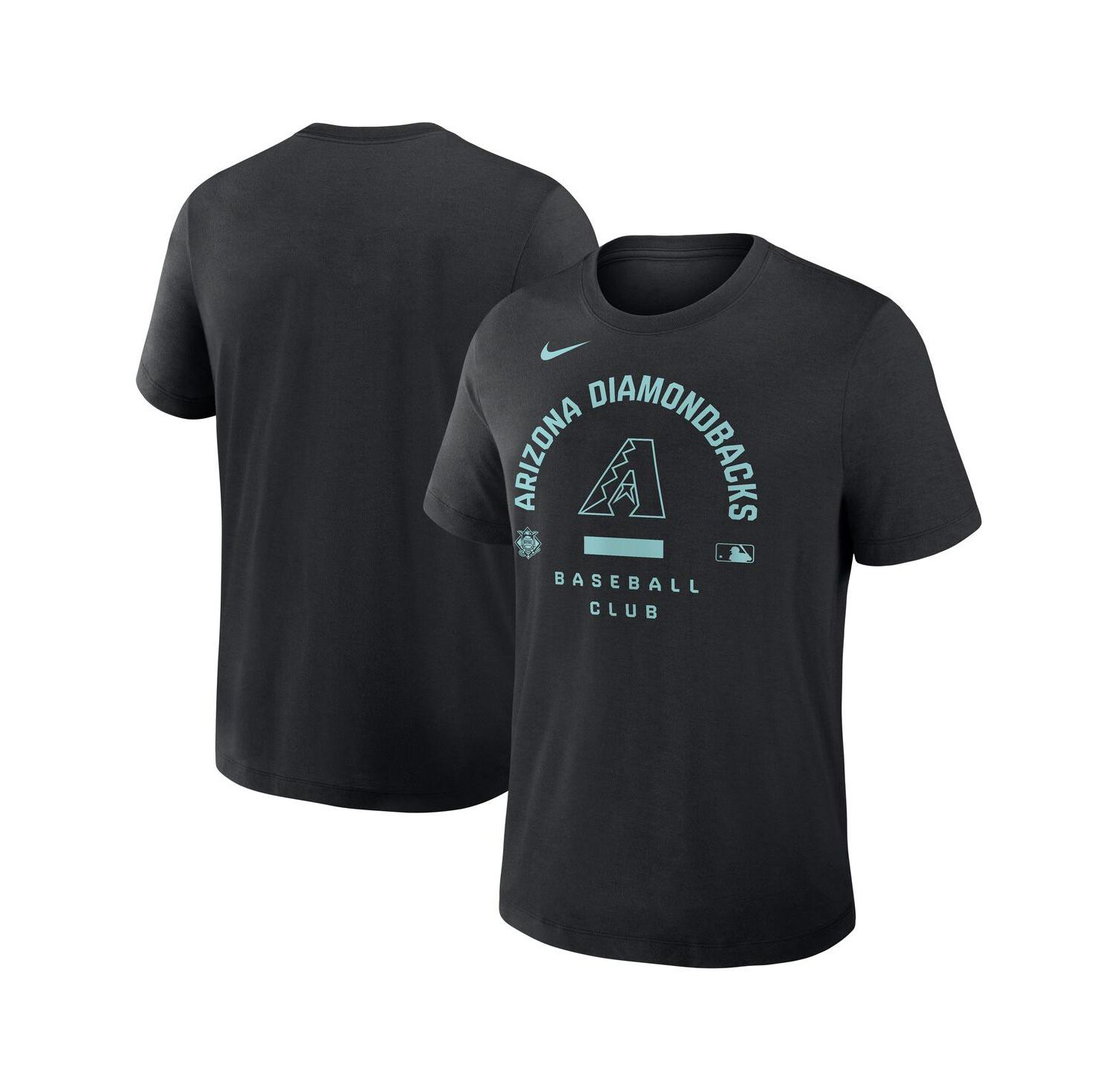 Men's Black Arizona Diamondbacks Authentic Collection Early Work Tri-Blend Dri-FIT T-Shirt