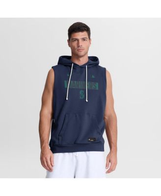 Men's Navy Seattle Mariners Authentic Collection Standard Issue Dri-FIT Sleeveless Hoodie