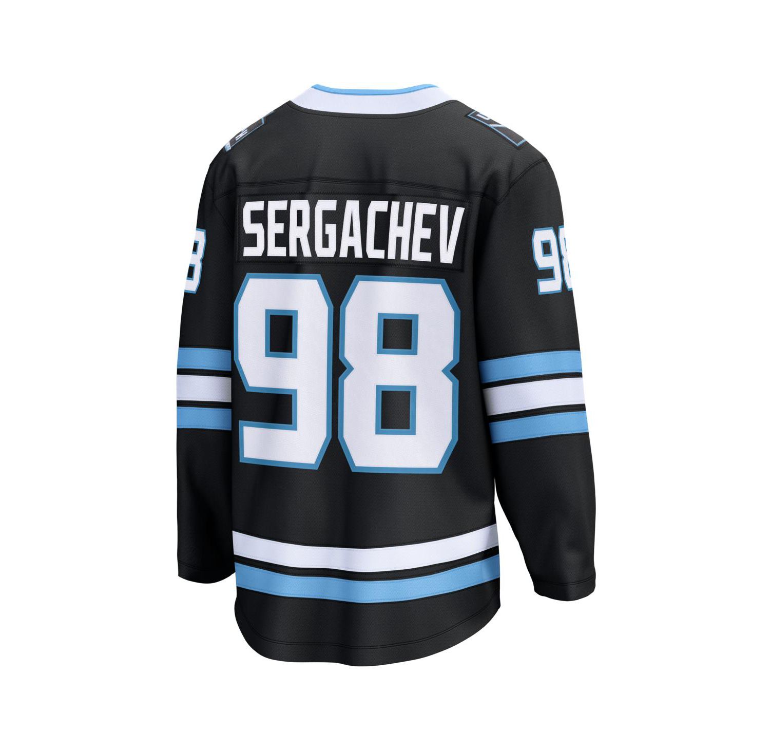 Men's Mikhail Sergachev Black Utah Mammoth Home Breakaway Player Jersey