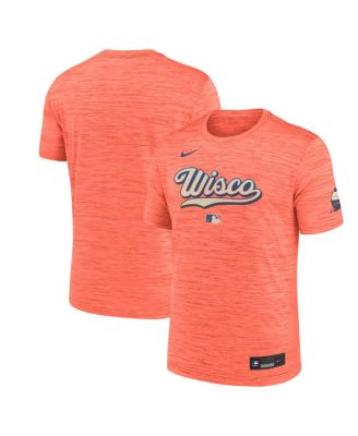 Men's Coral Milwaukee Brewers 2026 City Connect Authentic Collection Velocity Dri-FIT T-Shirt