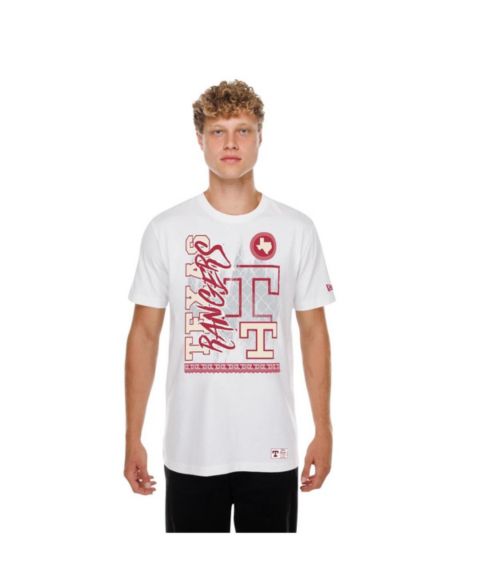 Мужская футболка New Era White Texas Rangers 2026 City Connect Photo Real